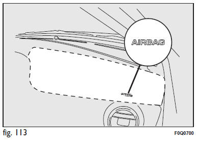 AIR BAG FRONTALE LATO PASSEGGERO