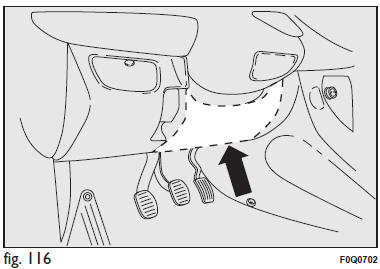 AIR BAG PROTEZIONE GINOCCHIA LATO GUIDATORE