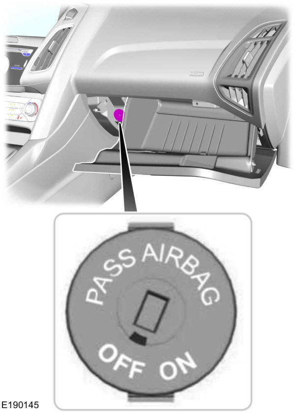 Disattivazione dell'airbag lato passeggero