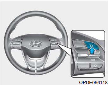 Per impostare la velocità tramite Cruise Control intelligente