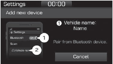 Abbinamento di un dispositivo Bluetooth