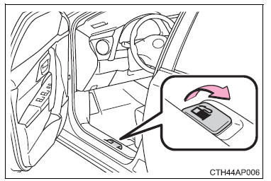 Apertura del tappo del serbatoio carburante