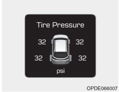 Controllo pressione pneumatici 