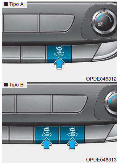 Pulsante di selezione ingresso aria